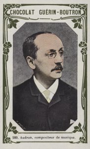 Audran , hudební skladatel (barevná fotografie) od French School