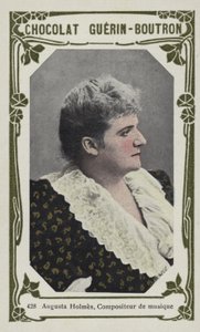 Augusta Holmes, hudební skladatelka (barevné foto) od French School