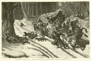 Dobrodružství země a moře (rytina) od French School