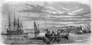 Dítě shromážděné mechy fregátní školy „“ Thetis““. Brest (Finistere, 29) od French School