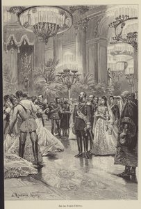 Ples v Zimním paláci (rytina) od French School