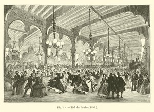 Bal du Prado, 1855 od French School
