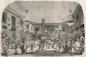 Bal dává hotelu Lambert na Ile Saint Louis, 2 rue Saint Louis en l