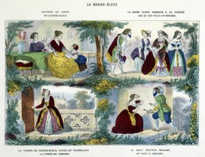 Modrovous - v „Naivních a dětských příbězích““ od Perraulta, ed. Hagenthal od French School