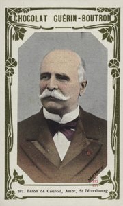 Baron de Courcel, velvyslanec, Petrohrad (barevné foto) od French School