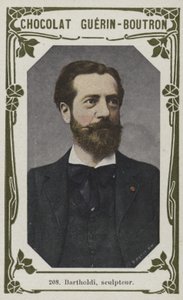 Bartholdi, sochař (barevné foto) od French School