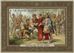 Bartolome de las Casas, španělský historik 16. století; sociální reformátor a dominikánský mnich od French School