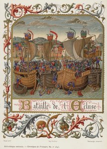 Battle of the Lock (chromolitho) od French School