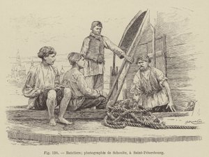 Bateliers (rytí) od French School