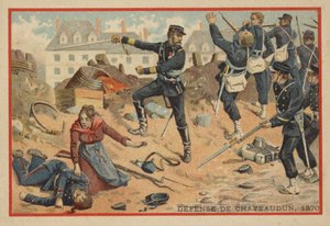 Bitva u Chateaudunu, 1870 od French School