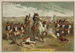 Bitva u Fleurus, francouzské revoluční války, 26. června 1794 od French School