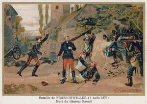 Bitva u Froeschwiller, Smrt generála Raoulta od French School