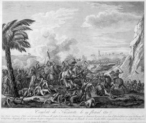 Bitva o Nazaret 19. florálního roku 7 (1799) pod vedením generála Jeana Andoche Junota (Jean-Andoche) (1771-1813) - ve „“Revolution francaise““ od Thierse. 19. století od French School