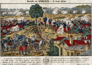 Bitva u Spicheren 6. srpna od French School