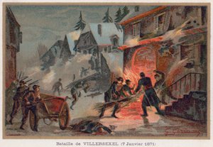 Bitva o Villersexel od French School