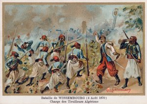 Bitva o Wissembourg, velitel alžírských skirmishers od French School