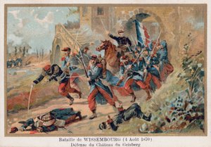 Bitva u Wissembourgu, obrana zámku Geisberg od French School