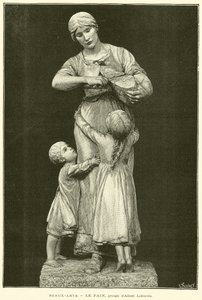 Výtvarné umění, Le Pain, skupina Albert Lefeuvre (rytina) od French School