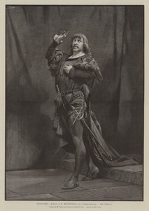 Beaux-Arts, Portrait de Mounet-Sully, de la Comedie-Francaise, Role d