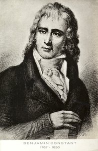 Benjamin Constant (1767-1830), francouzský politik a spisovatel švýcarského původu (litografie) od French School