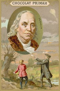 Benjamin Franklin , americký vědec, vynálezce a politik