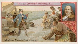 Benjamin Franklin , americký vědec, vynálezce a politik