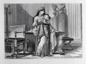 Berenice, ilustrace pro Berenice od Jean Racine (1639-99) od French School