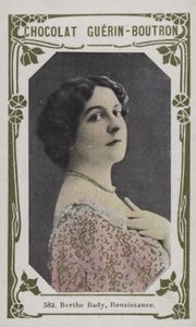 Berthe Bady, renesance (barevné foto) od French School