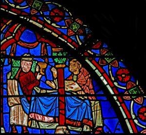 Bishop Pappolus - v okně St Cheron (w15) od French School