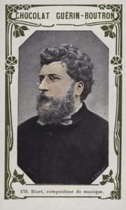 Bizet, hudební skladatel (barevná fotografie) od French School