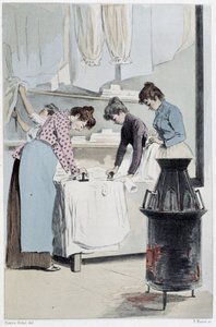 Blechisseuses - v „“Naši současníci““ od Octave Uzanne od French School