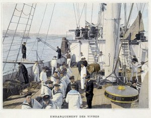 Stravování – v „“Vojenském albu – Navy: Život na palubě“ od French School