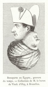 Bonaparte v Egyptě od French School