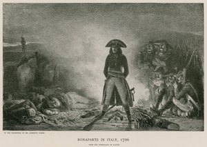 Bonaparte v Itálii od French School
