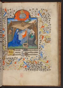 Kniha hodin, Přidat MS 32454 f.29r, Francie od French School