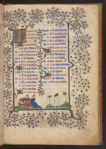 Kniha hodin, Přidat MS 32454 f.2r, Francie od French School