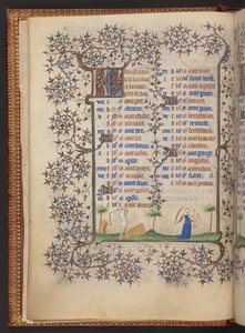 Kniha hodin, Přidat MS 32454 f.5v, Francie od French School