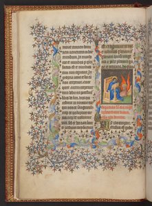 Kniha hodin, Přidat MS 32454 f.9v, Francie od French School