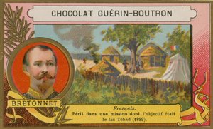 Bretonnet, francouzský voják a průzkumník 19. století od French School