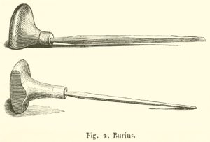 Burins (rytina) od French School