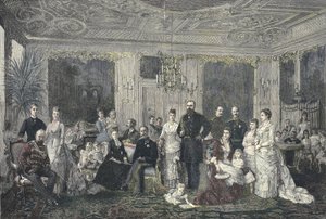 Křesťan IX král dánský od French School