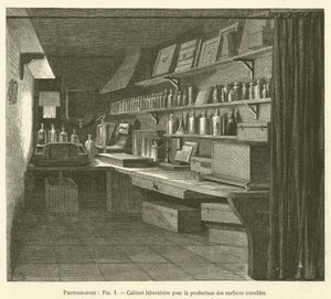 Laboratorní skříň pro výrobu citlivých povrchů (gravírování) od French School