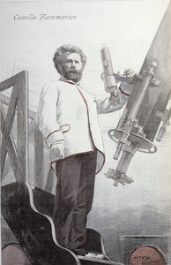 Camille Flammarion (1842-1925) z La Revue Illustre, vydáno v lednu 1891 od French School