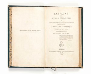 „Kampaň z roku 1815“ od Gasparda Gourgauda od French School
