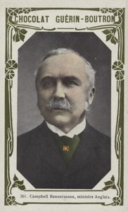 Campbell Bannerman, britský ministr (barevné foto)
