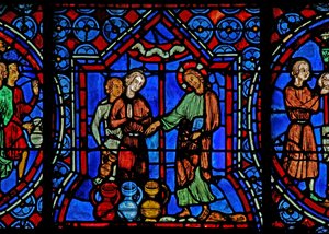 Cana Marriage: Kristus mění vodu ve víno (w30a) od French School