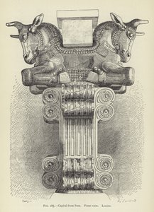 Hlavní město Susa, pohled zepředu, Louvre od French School