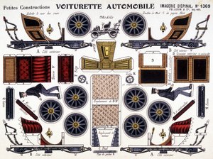 Vozík do auta: Petites Constructions. 19. století. od French School