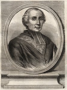 Kardinál Francois-Nicolas-Madeleine (Francois Nicolas Madeleine) Morlot 1795-1862 - Archeveque of Paris a Cardinal - od French School