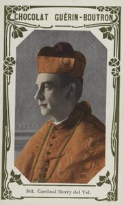 Kardinál Merry del Val (barevná fotografie) od French School